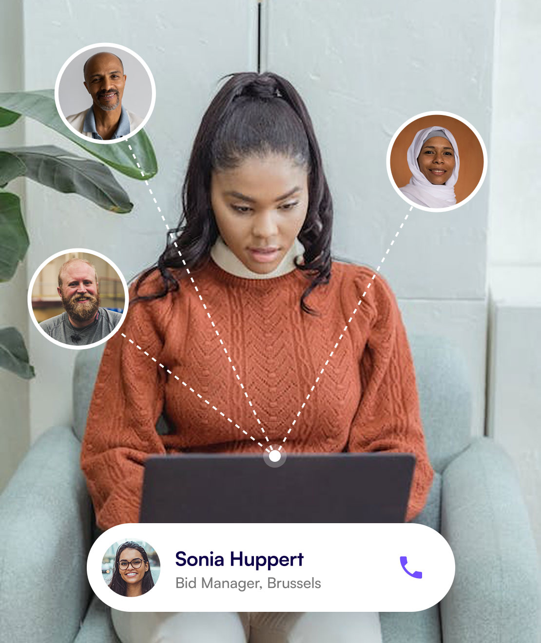 CV management interface